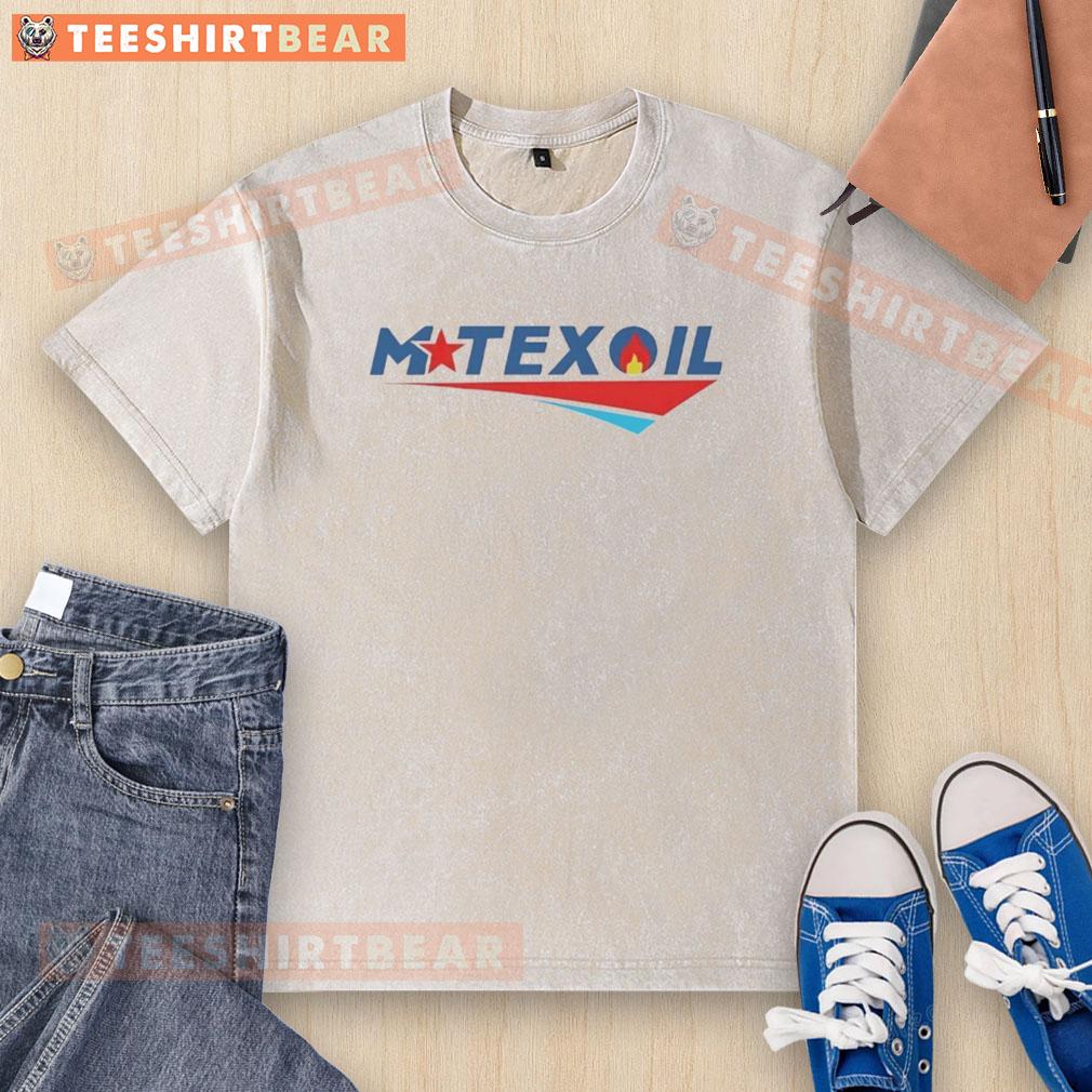 Alt Text: Original Mtex Oil Landman logo on a stylish washed t-shirt, perfect for casual wear and oil industry enthusiasts.