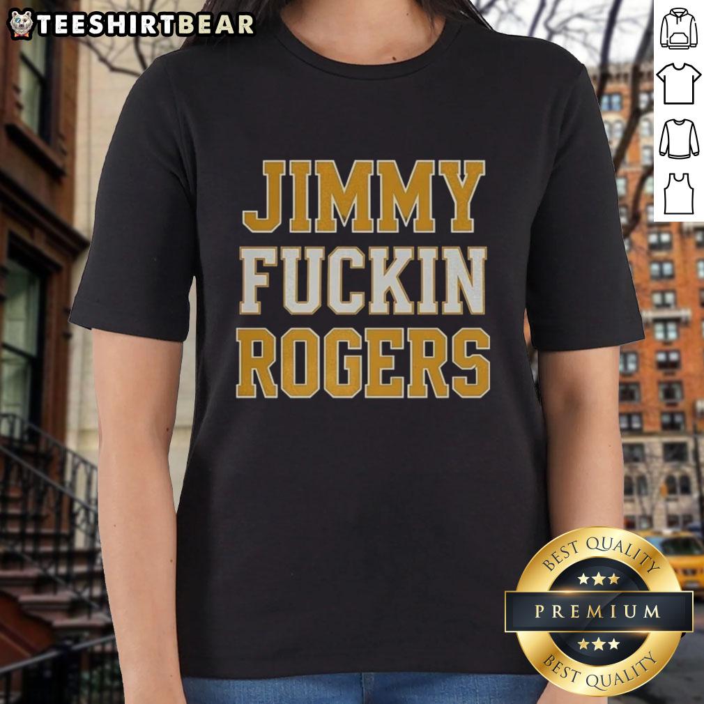 Premium Iowa State Cyclones Jimmy Fuckin Rogers ladies tee featuring vibrant colors and stylish design for fans.