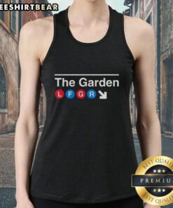 Premium LFGH New York Rangers subway sign tank top showcasing team spirit and style for fans.