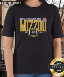Premium Mizzou Tigers Kinders Texas Bowl 2025 Ladies Tee, stylish and comfortable for game day fans.