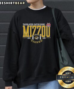 Premium Mizzou Tigers Kinders Texas Bowl 2025 Sweatshirt featuring bold team logo and cozy design for fans.