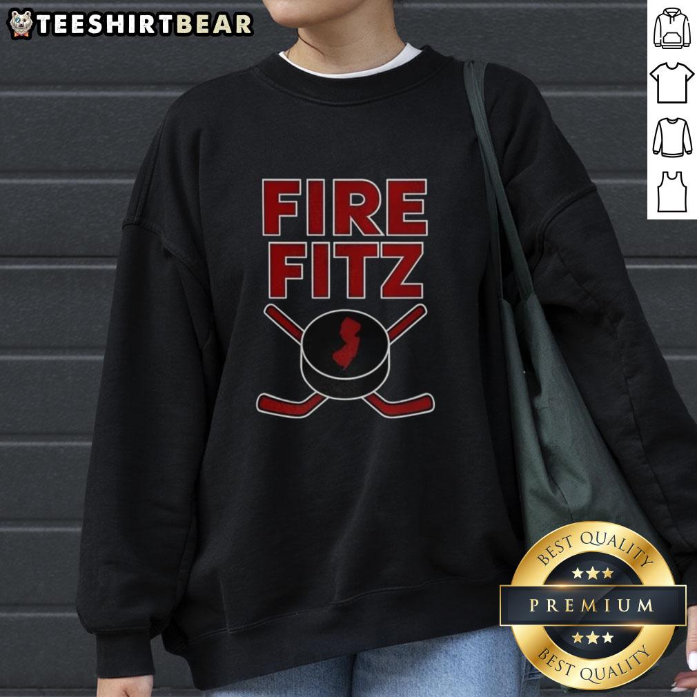 Premium New Jersey Devils Fire Fitz Sweatshirt featuring bold team colors and logo, perfect for fans and comfort.