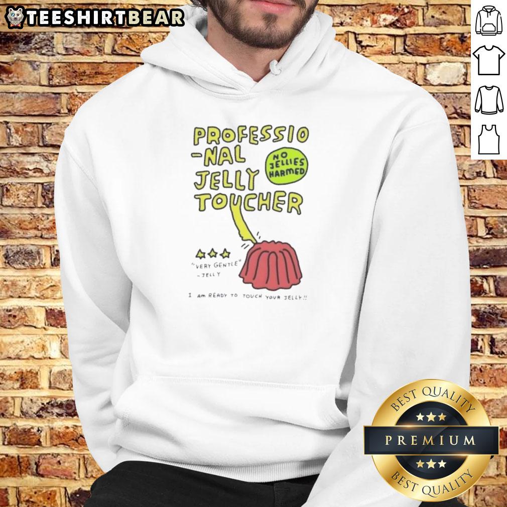 Alt Text: Premium professional jelly toucher hoodie, designed for gentle jelly handling, perfect for jelly enthusiasts.