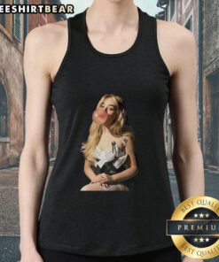 Premium Sabrina Blows Bubbles Retro Tank Top featuring a vibrant design and comfortable fit for trendy summer style.