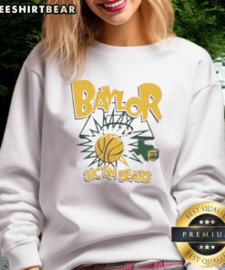 Premium Sic Em Baylor Bears slam sweatshirt featuring team colors and logo, perfect for fans and game day attire.