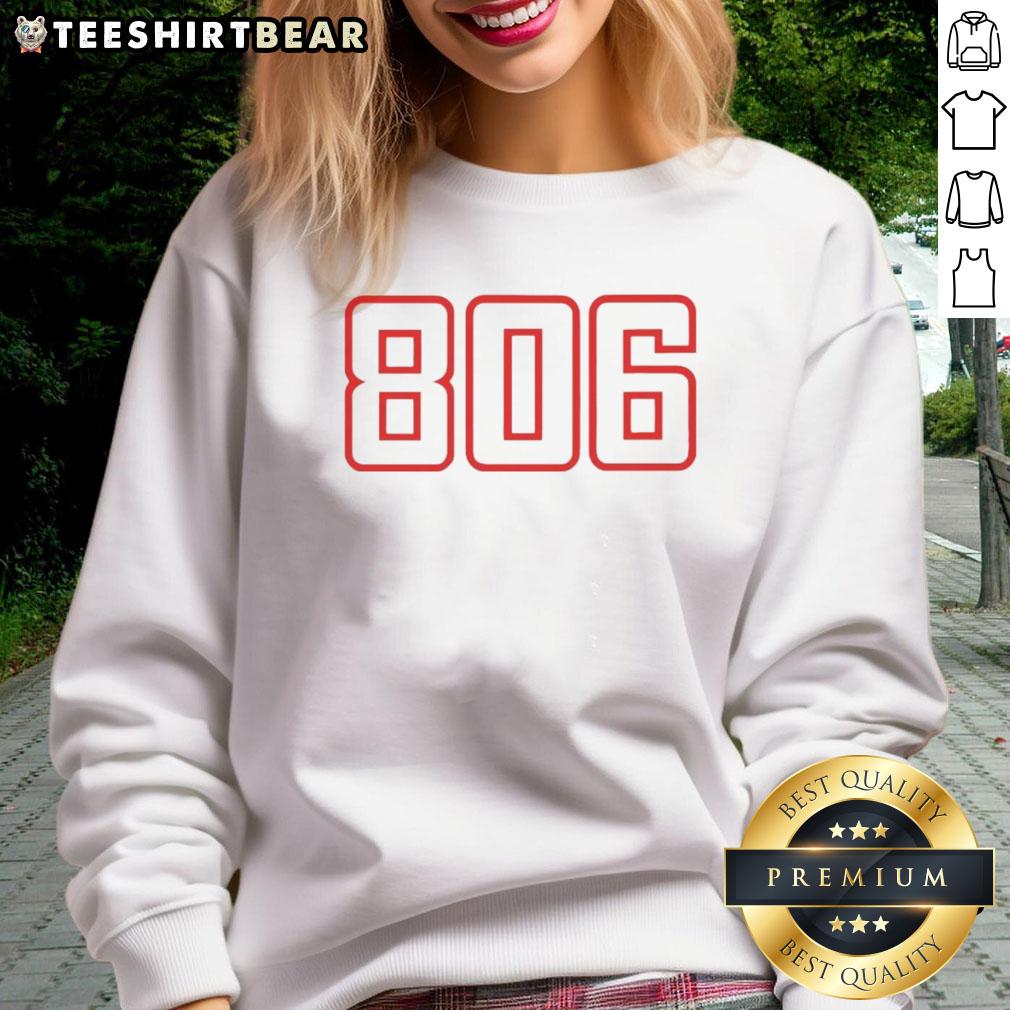 Premium Texas Tech Alumni Project 806 Sweatshirt in black featuring logo and comfortable fit for proud alumni.