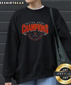 Premium Virginia Cavaliers Gator Bowl Champions 2025 Sweatshirt featuring team colors and logo for ultimate fan style.