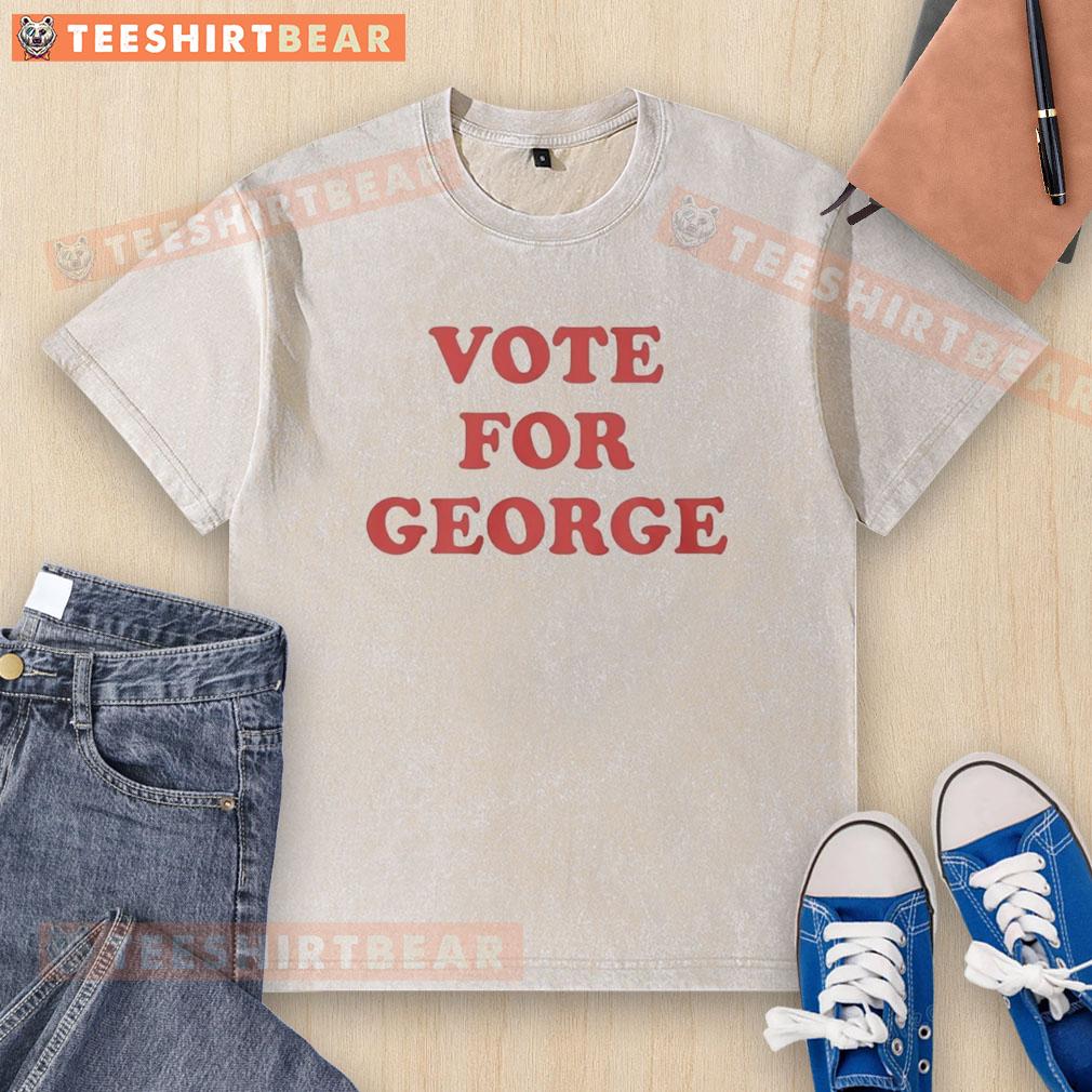 Premium Vote For George Kittle Washed T-Shirt featuring a stylish design for fans of the San Francisco 49ers.