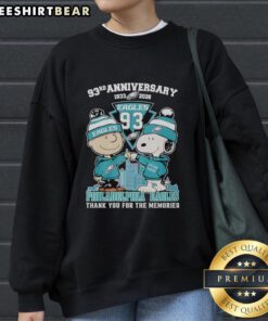 Alt Text: Stylish Philadelphia Eagles outfit featuring a Snoopy and Charlie Brown sweatshirt, celebrating their 93rd anniversary (1933-2026).
