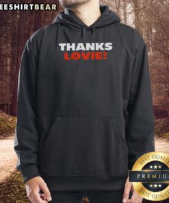 Pretty Thanks Lovie Ben Johnson Hoodie in vibrant colors, showcasing a stylish design perfect for casual wear.