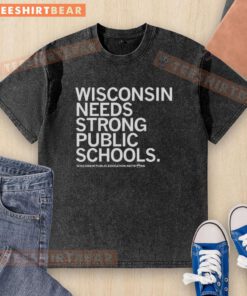 Pretty Wisconsin T-shirt promoting strong public schools by Wisconsin Public Education Network.