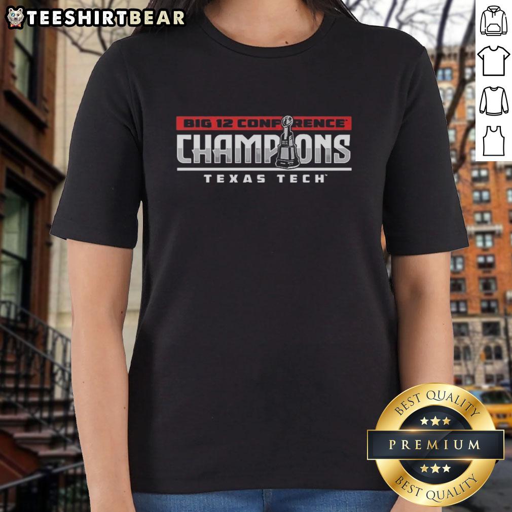 Stylish ladies tee featuring the Texas Tech Red Raiders logo for the 2025 Big 12 College Football Playoff.