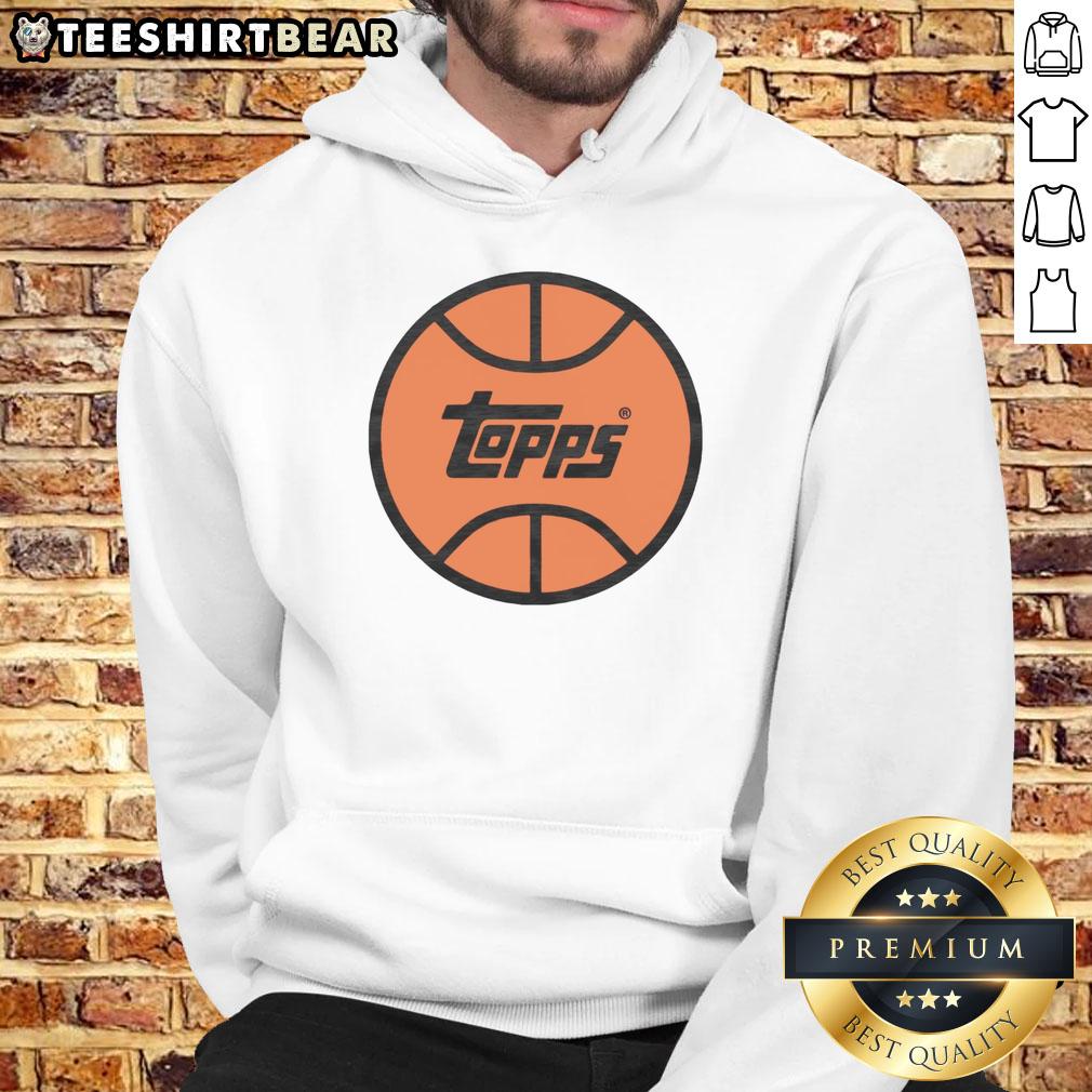 Top-Topps Basketball Logo Hoodie featuring a stylish design and vibrant logo, perfect for basketball enthusiasts.