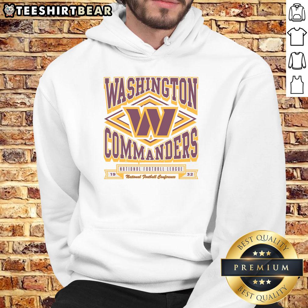 Cozy Top Washington Commanders heater hoodie in team colors, perfect for football fans to stay warm during games.