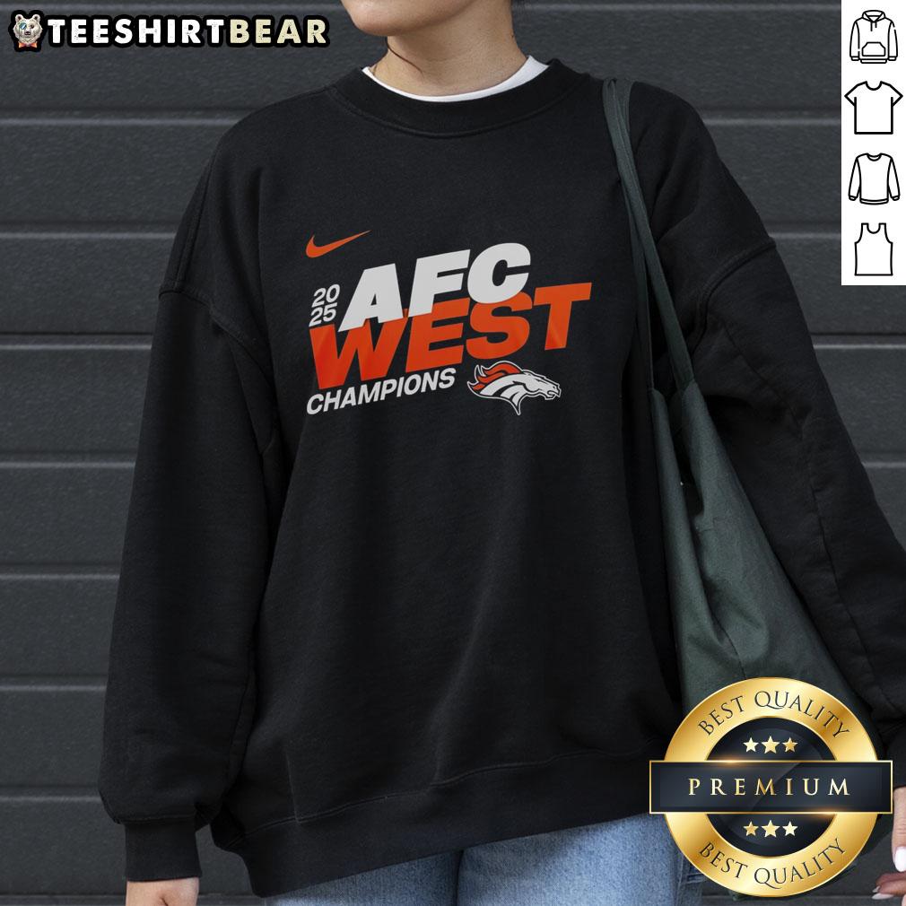 Alt Text: Awesome Denver Broncos 2025 NFC East Champions Super Bowl LX mascot sweatshirt showcasing team pride and style.