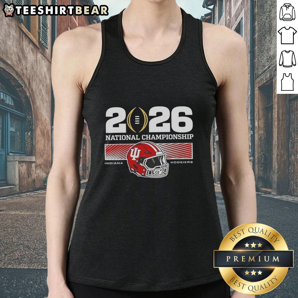 Awesome Indiana Hoosiers 2026 National Championship college football playoff tank top in vibrant colors and stylish design.