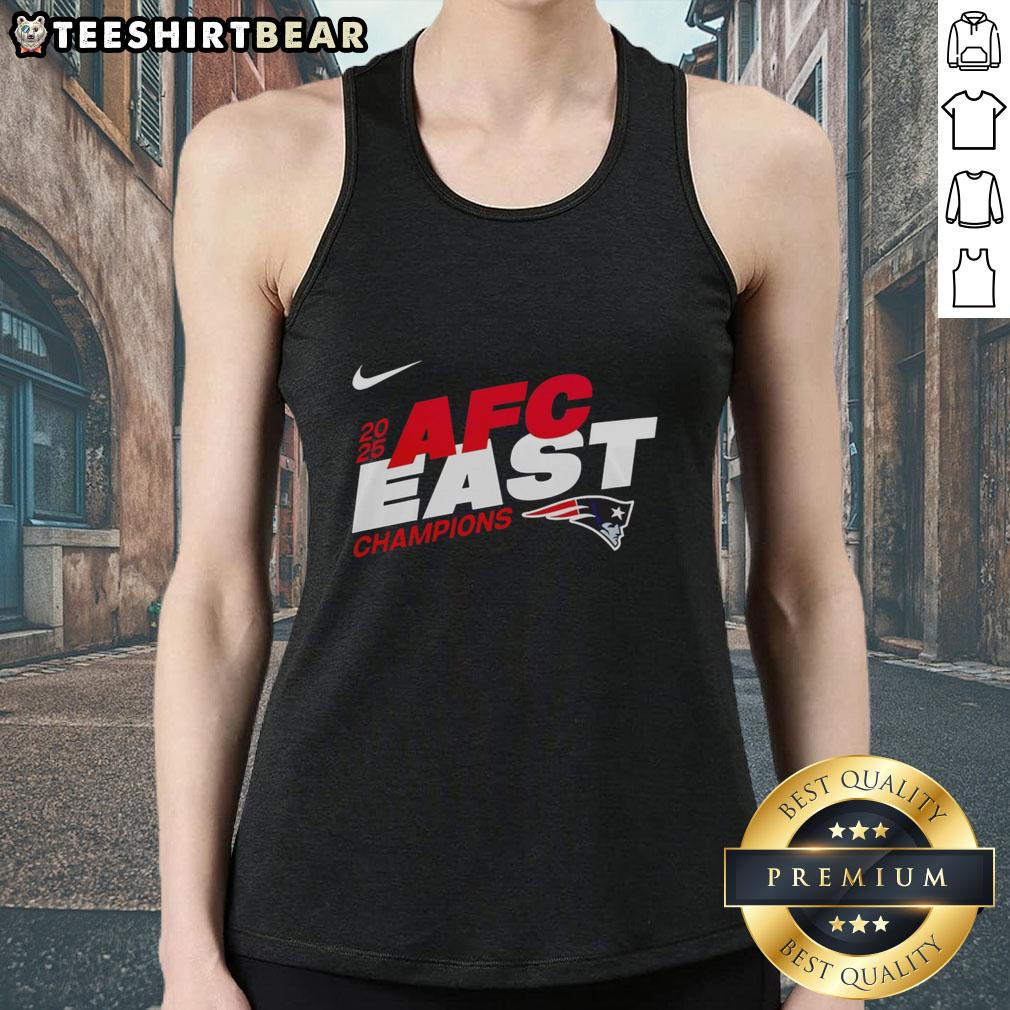 Alt Text: Awesome New England Patriots 2025 NFC East Champions Super Bowl LX mascot tank top for fans and collectors.