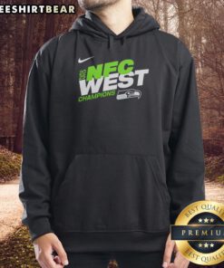 Awesome Seattle Seahawks 2025 NFC East Champions Super Bowl LX mascot hoodie in vibrant team colors.