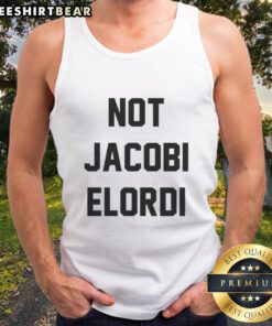Funny Not Jacobi Elordi Cool Tank Top featuring a playful graphic design and vibrant colors, perfect for summer wear.