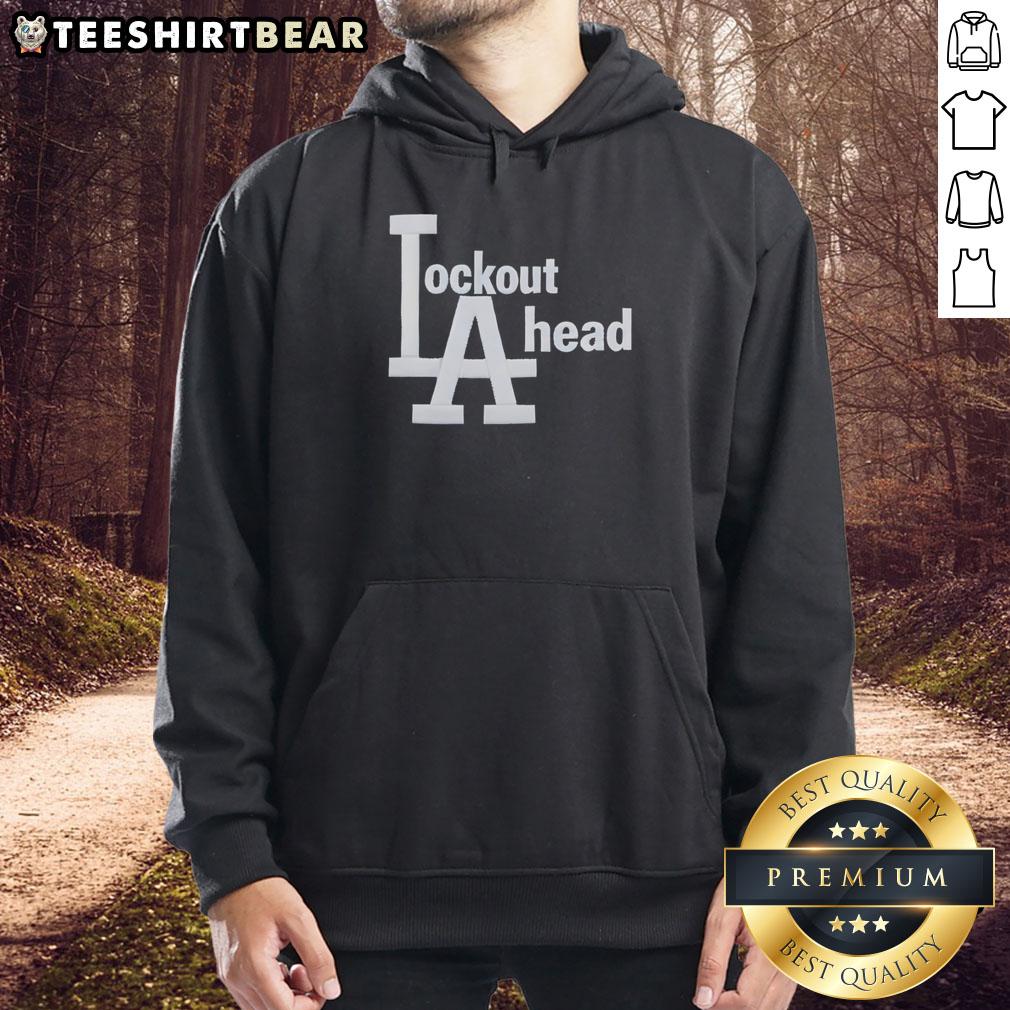 Good Los Angeles Dodgers Basketball Lockout A Head Hoodie showcasing team logo and stylish design.