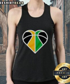 Good Utah Jazz basketball heart logo tank top featuring vibrant colors and a stylish design for fans.