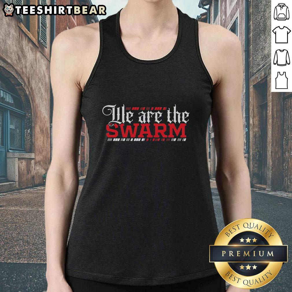 Good We Are The Swarm tank top featuring a vibrant design, perfect for casual wear and expressing individuality.