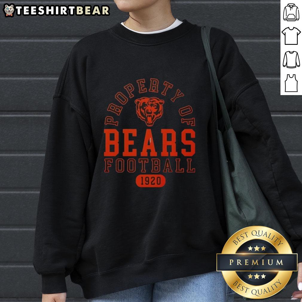 Alt Text: Chicago Bears football sweatshirt, showcasing vintage style and team pride since 1920, perfect for fans and collectors.