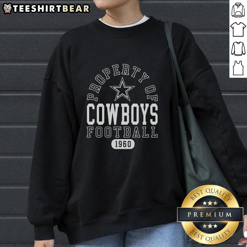 Dallas Cowboys Football sweatshirt, celebrating the team's legacy since 1960, featuring bold graphics and cozy design.