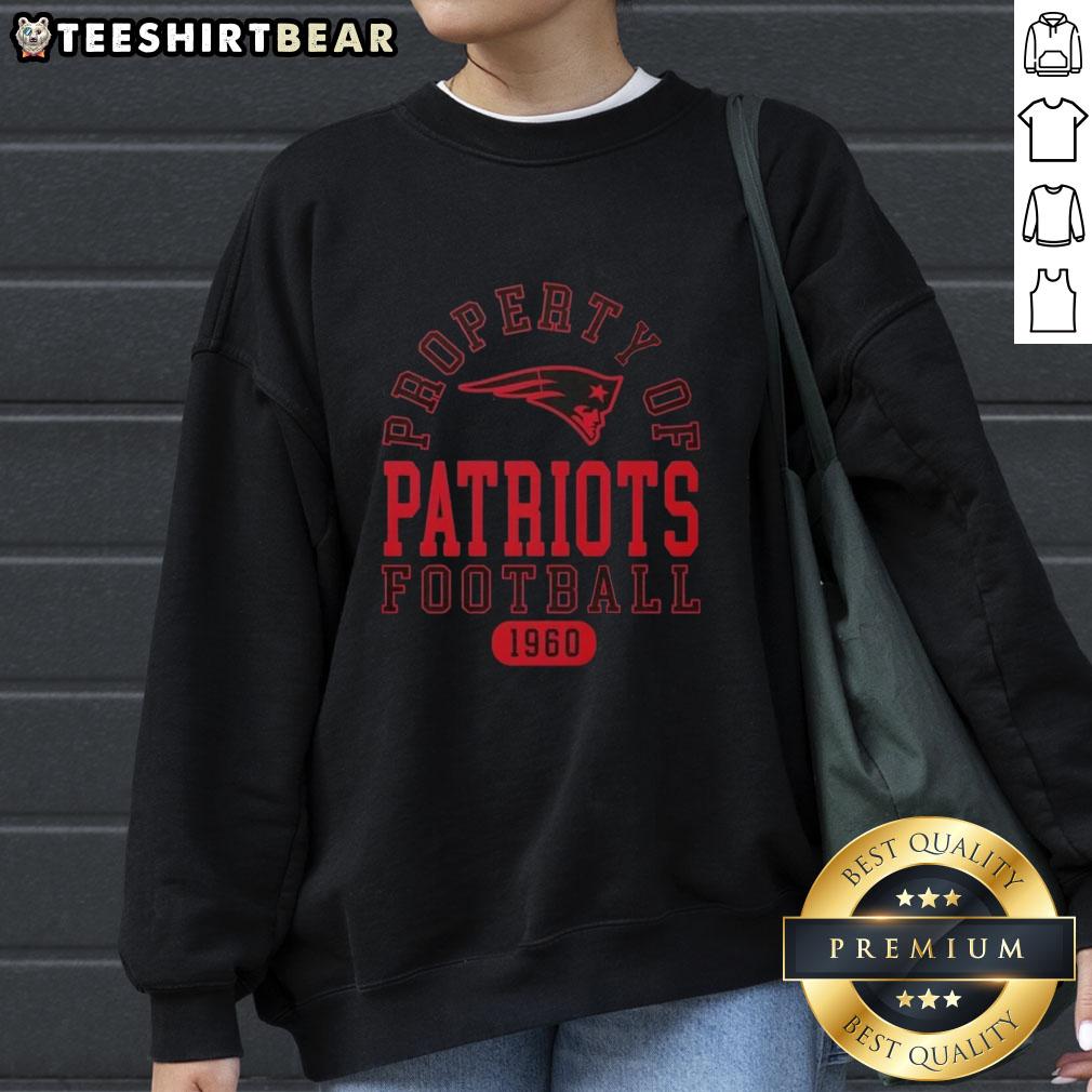 New England Patriots football sweatshirt since 1960, featuring team colors and logo for loyal fans.