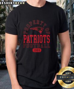 New England Patriots football T-shirt featuring vintage design, celebrating the team's history since 1960.