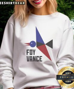 Official Foy Vance Bird Sweatshirt featuring a unique bird graphic design, perfect for fans of Foy Vance's music.