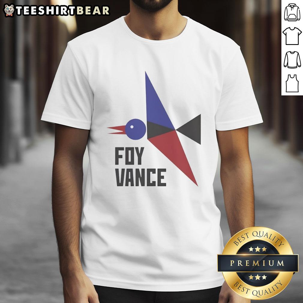 Official Foy Vance Bird T-Shirt featuring a vibrant bird graphic, perfect for fans of the singer-songwriter's music.