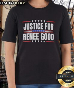 Official Justice for Renee Nicole Good Minneapolis Ladies Tee showcasing a powerful message for justice and community support.