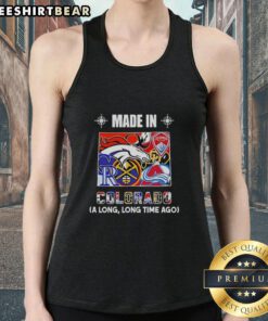 Official Made in Colorado A Long Long Time Ago State Mashup Logo on a stylish tank top for teams and fans.