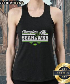 Alt Text: Official Seattle Seahawks Football 2026 Champion Banner Tank Top showcasing team pride and victory style.