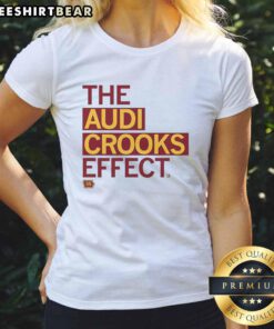 Original Iowa State Cyclones NBA Audi Crooks Effect 55 Big 12 Conference ladies tee featuring vibrant team colors.
