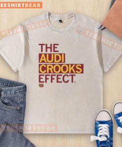 Alt Text: Original Iowa State Cyclones NBA The Audi Crooks Effect 55 Big 12 Conference washed t-shirt displayed on a hanger.