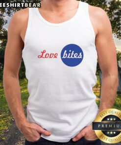 Original Love Bites logo tank top featuring a stylish design perfect for casual wear and showcasing unique fashion.