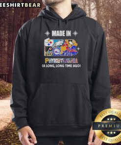 Original Made in Pennsylvania hoodie featuring a vintage mashup logo design, perfect for state pride and comfort.