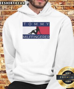 Original Shadow Girl Tommy Milffingerer logo hoodie featuring a stylish design and vibrant colors for trendy fashion.