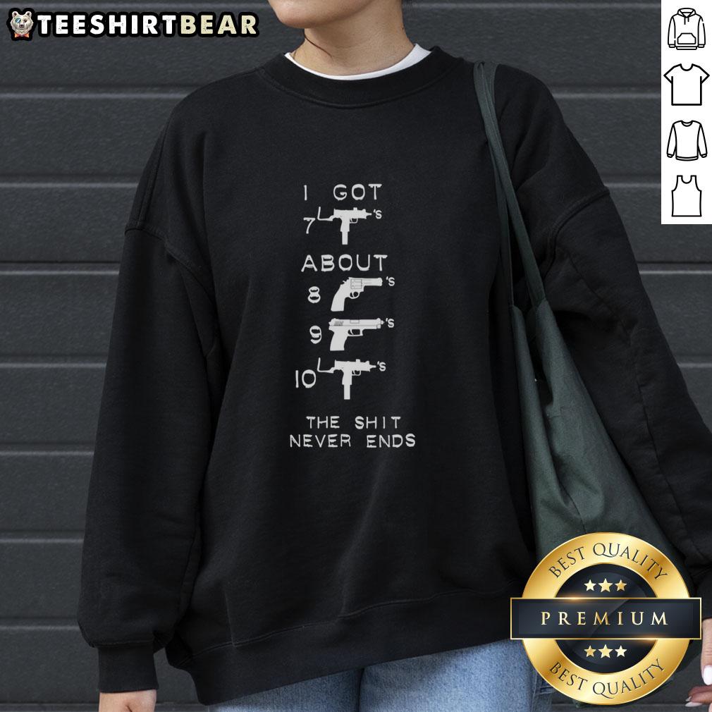 Original Notorious B.I.G. Tons Of Gunz sweatshirt featuring iconic hip-hop design, perfect for fans and collectors.