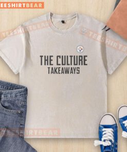 Premium TJ Watt The Culture Takeaways Pittsburgh Steelers washed t-shirt showcasing team spirit and style.