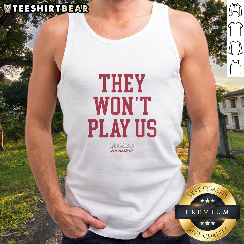 Alt Text: Premium Miami Redhawks basketball tank top featuring bold design, perfect for fans and athletes alike.