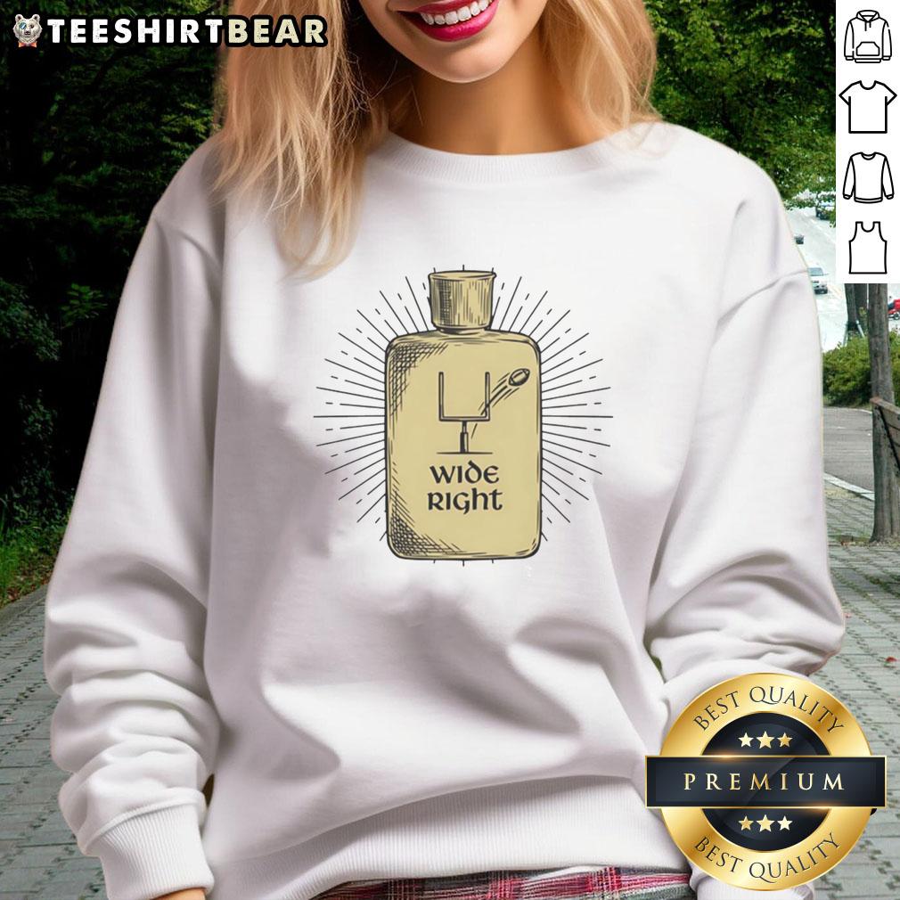 Premium Wide Right Holy Water Sweatshirt featuring a stylish design and comfortable fit for everyday wear.
