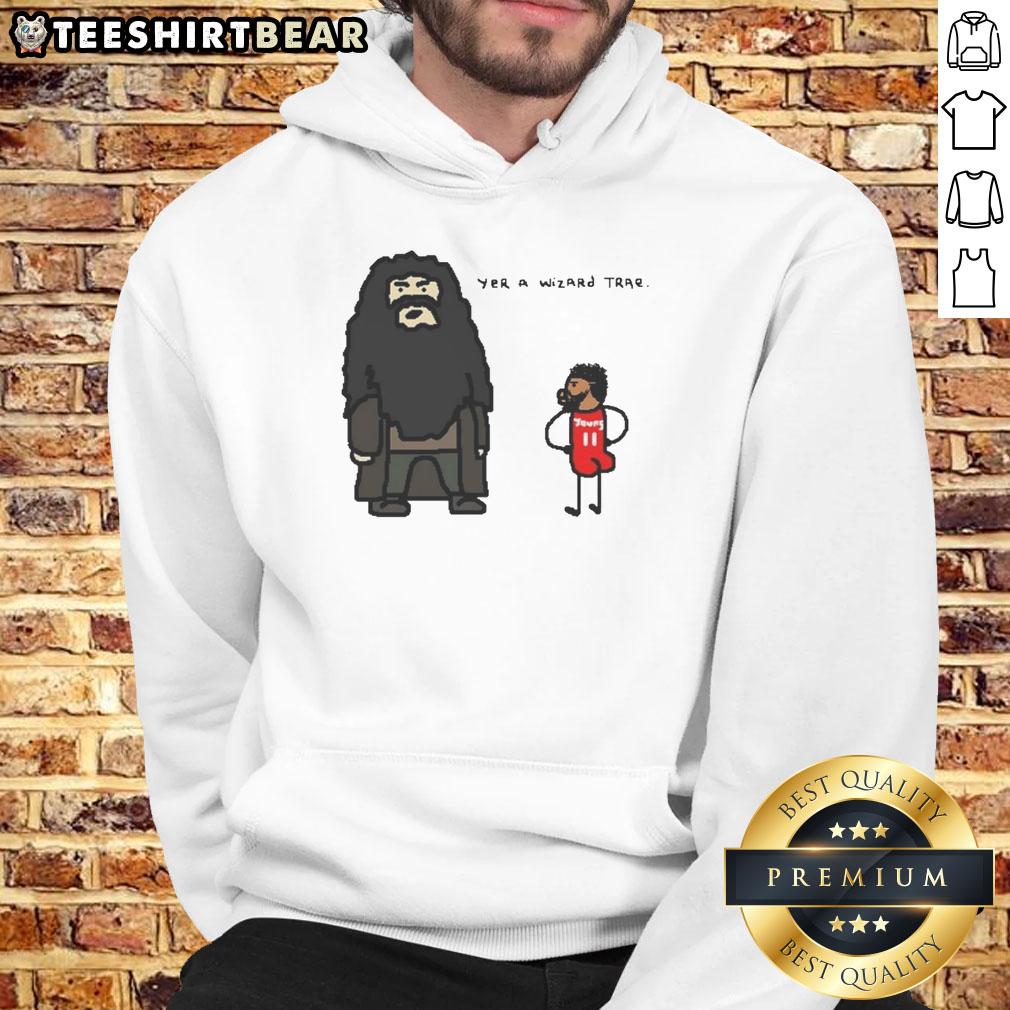 Premium Yer A Wizard Trae Hoodie featuring a magical design, perfect for fans of fantasy and comfortable casual wear.