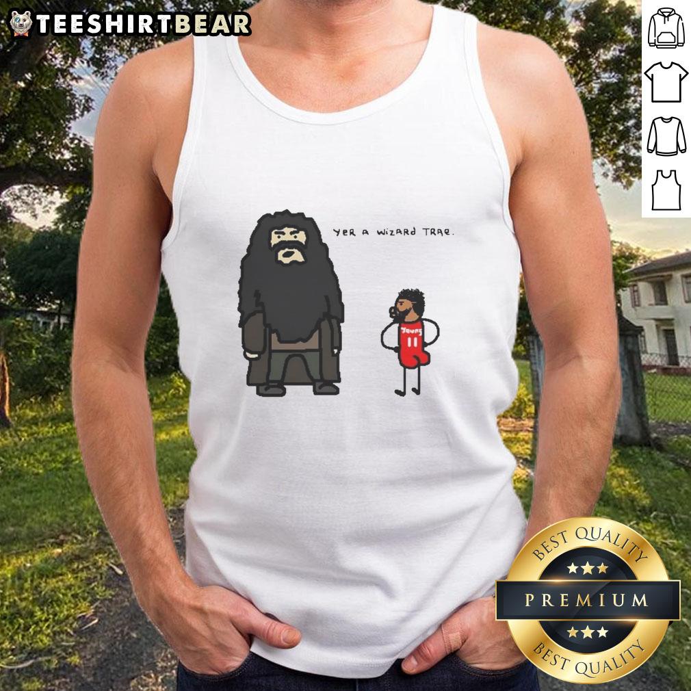 Premium Yer A Wizard Trae Tank Top featuring a stylish design perfect for fans of fantasy and casual wear.