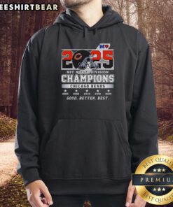 Pretty Chicago Bears NFC North Division Champions 2025 hoodie showcasing team pride and stylish design.
