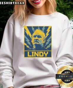 Pretty Lindy Ruff Buffalo Sabres hockey sweatshirt featuring team colors and logo, perfect for fans and casual wear.