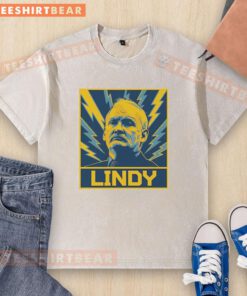 Pretty Lindy Ruff Buffalo Sabres hockey washed t-shirt featuring vibrant team colors and a stylish design.
