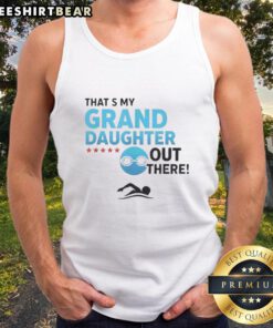 Alt Text: Young girl in a tank top enjoying a sunny day outdoors, captioned 'Pretty, that's my granddaughter out there.'